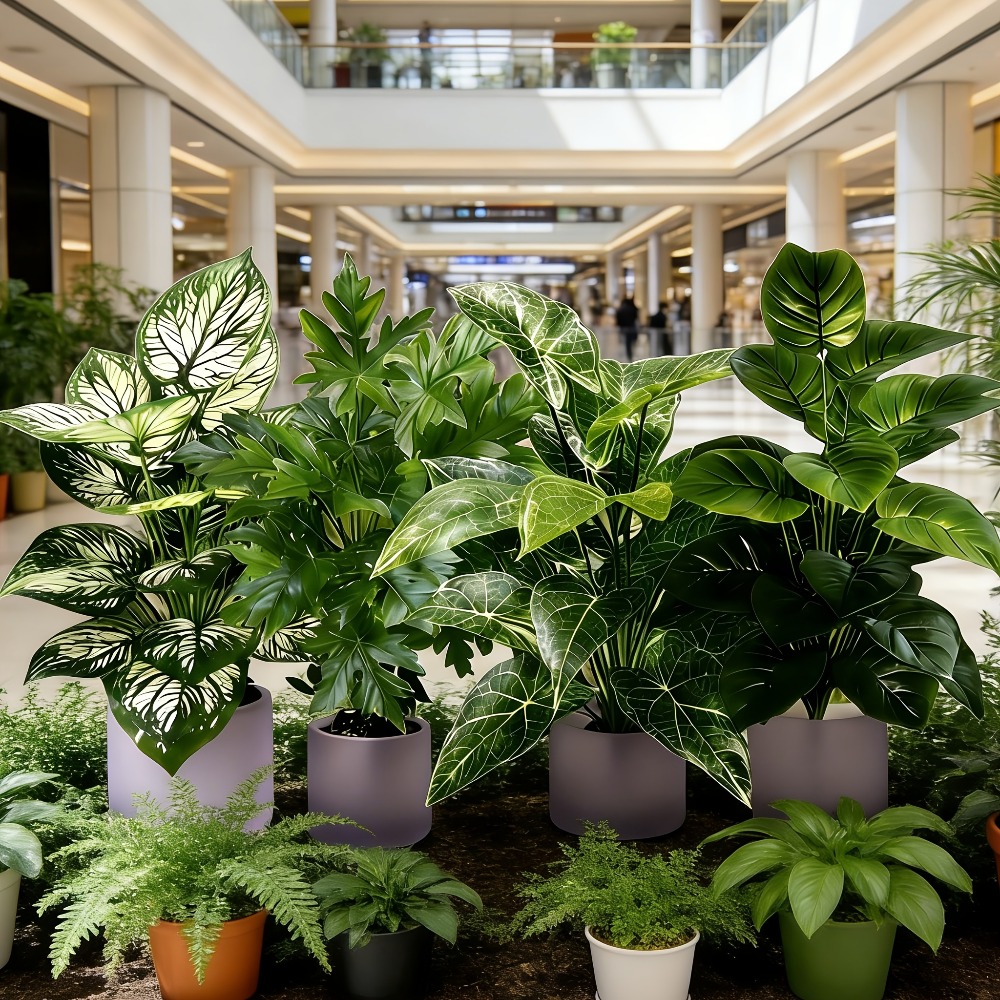 4 Plantas Artificiales con 48  - Dracaena Marginata reseña y precio